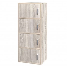 14370008 Ντουλάπα ArteLibre BEGONIA Φυσικό Χρώμα 42x30x106.2cm Φυσικό