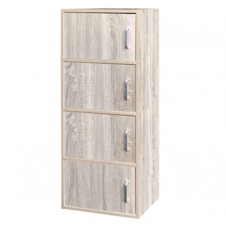14370008 Ντουλάπα ArteLibre BEGONIA Φυσικό Χρώμα 42x30x106.2cm Φυσικό