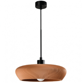 4102-B-Terracotta Inlight Κρεμαστό Γύψινο Φωτιστικό E27, Κεραμιδί, D:40x9,5cm (4102-B-Terracotta)