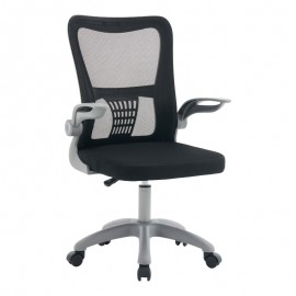 275-000028 Καρέκλα γραφείου εργασίας Annalise pakoworld μαύρο mesh 57x53x100εκ