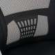 275-000028 Καρέκλα γραφείου εργασίας Annalise pakoworld μαύρο mesh 57x53x100εκ