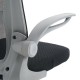275-000028 Καρέκλα γραφείου εργασίας Annalise pakoworld μαύρο mesh 57x53x100εκ
