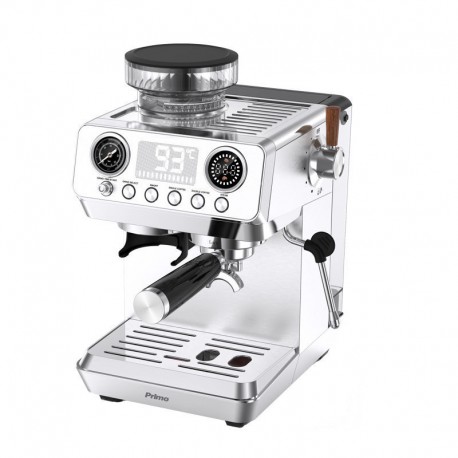 400573 Μηχανή Espresso με μύλο καφέ PREM-40573 Primo Hot&Cold 20bar Digital Inox