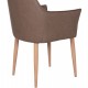 ΣΕΤ ΤΡΑΠΕΖΑΡΙΑΣ 7ΤΜΧ MELLOW HM21361 ΚΕΡΑΜΙΚΟ TOP/MDF ΠΟΔΙΑ--PU ΚΑΦΕ/ΜΕΤΑΛ.ΠΟΔΙΑ