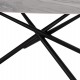 ΣΕΤ ΤΡΑΠΕΖΑΡΙΑΣ 7ΤΜΧ ISKA HM21363 ΚΕΡΑΜΙΚΟ TOP/ΜΕΤΑΛ. ΠΟΔΙΑ--PU ΜΠΕΖ/ΜΕΤΑΛ.ΠΟΔΙΑ
