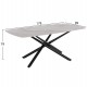 ΣΕΤ ΤΡΑΠΕΖΑΡΙΑΣ 7ΤΜΧ HANAE HM21365 ΚΕΡΑΜΙΚΟ TOP/ΜΕΤΑΛ. ΠΟΔΙΑ--PU ΜΟΚΑ/ΜΕΤΑΛ.ΠΟΔΙΑ