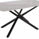 ΣΕΤ ΤΡΑΠΕΖΑΡΙΑΣ 7ΤΜΧ HANAE HM21365 ΚΕΡΑΜΙΚΟ TOP/ΜΕΤΑΛ. ΠΟΔΙΑ--PU ΜΟΚΑ/ΜΕΤΑΛ.ΠΟΔΙΑ