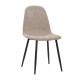 300-430 Καρέκλα Antonella fabric Γκρεζ 45.5 x 53 x 87 45.5x53x87 εκ.