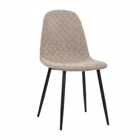 300-430 Καρέκλα Antonella fabric Γκρεζ 45.5 x 53 x 87 45.5x53x87 εκ.