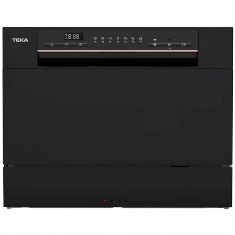 Teka LC 24700 BLACK Πλυντήριο Πιάτων Πάγκου για 6 Σερβίτσια AquaSafe Π55xY43.8εκ. Μαύρο F