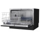 Teka LC 24700 BLACK Πλυντήριο Πιάτων Πάγκου για 6 Σερβίτσια AquaSafe Π55xY43.8εκ. Μαύρο F