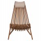 ΠΟΛΥΘΡΟΝΑ LOUNGE ΜΕ ΜΑΞΙΛΑΡΑΚΙ ΠΤΥΣΣΟΜΕΝΗ SHIGAN HM6530 ΞΥΛΟ ΑΚΑΚΙΑΣ 56.5x83x87Υεκ
