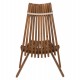 ΠΟΛΥΘΡΟΝΑ LOUNGE ΜΕ ΜΑΞΙΛΑΡΑΚΙ ΠΤΥΣΣΟΜΕΝΗ SHIGAN HM6530 ΞΥΛΟ ΑΚΑΚΙΑΣ 56.5x83x87Υεκ