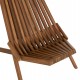ΠΟΛΥΘΡΟΝΑ LOUNGE ΜΕ ΜΑΞΙΛΑΡΑΚΙ ΠΤΥΣΣΟΜΕΝΗ SHIGAN HM6530 ΞΥΛΟ ΑΚΑΚΙΑΣ 56.5x83x87Υεκ