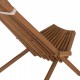 ΠΟΛΥΘΡΟΝΑ LOUNGE ΜΕ ΜΑΞΙΛΑΡΑΚΙ ΠΤΥΣΣΟΜΕΝΗ SHIGAN HM6530 ΞΥΛΟ ΑΚΑΚΙΑΣ 56.5x83x87Υεκ