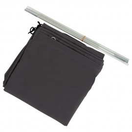 ΚΑΛΥΜΜΑ 4X4m ΓΙΑ ΟΜΠΡΕΛΑ HM6621.01 - SPUN POLYESTER ΣΕ ΓΚΡΙ