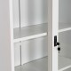 ΒΙΒΛΙΟΘΗΚΗ ΜΕ ΣΥΡΟΜΕΝΕΣ ΠΟΡΤΕΣ SIDER HM6632.02 ΜΕΤΑΛΛΙΚΗ ΛΕΥΚΗ 90x40x185Υεκ