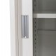 ΒΙΒΛΙΟΘΗΚΗ ΜΕ ΣΥΡΟΜΕΝΕΣ ΠΟΡΤΕΣ SIDER HM6632.02 ΜΕΤΑΛΛΙΚΗ ΛΕΥΚΗ 90x40x185Υεκ