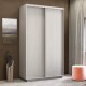 GR-W14011 Ντουλάπα Diamont Λευκό 140x60x220cm