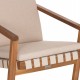 LOUNGE ΣΕΤ ΕΞ.ΧΩΡΟΥ 3ΤΜΧ DAME HM10982 ΞΥΛΟ ΑΚΑΚΙΑΣ--ΣΧΟΙΝΙ STRAP & ΜΑΞΙΛΑΡΙΑ ΣΕ ΜΠΕΖ