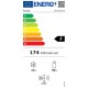 031007601 Pyramis Mini Bar 109lt Υ85xΠ55xΒ58εκ. Λευκό FST 85 F
