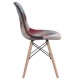 14590002 Καρέκλα ArteLibre CORYLOUS Patchwork Microfiber Ύφασμα/Ξύλο 51x46x82cm Πολύχρωμο