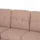 ΚΑΝΑΠΕΣ ΓΩΝΙΑ ΑΝΑΣΤΡΕΨΙΜΗ MEGGY HM3297.13 ΜΠΕΖ ΥΦΑΣΜΑ 184.5x75-129x86Yεκ.