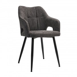 300-422 Πολυθρόνα Valeria Γκρι 55 x 60 x 86.5 55x60x86.5 εκ.