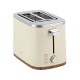 06-38601 ESTIA ΦΡΥΓΑΝΙΕΡΑ  PURE CREAM 2 ΘΕΣΕΩΝ 800W ΚΡΕΜ