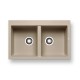 C079811111 ΝΕΡΟΧΥΤΗΣ PYRAGRANITE ALAZIA 79x50 2B DARK BEIGE