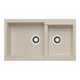 C070105511 ΝΕΡΟΧΥΤΗΣ PYRAGRANITE ALAZIA 86x50 1 3/4Β IVORY