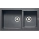 C070037611 ΝΕΡΟΧΥΤΗΣ PYRAGRANITE ALAZIA 86x50 1 3/4Β  IRON GREY