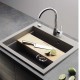 070201201 ΝΕΡΟΧΥΤΗΣ PYRAGRANITE SIROS 57x51,5 1B INDUSTRIAL GREY