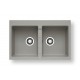 070200901 ΝΕΡΟΧΥΤΗΣ PYRAGRANITE SPARTA PLUS 78x50 2B INDUSTRIAL GREY
