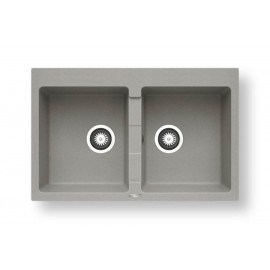 070200901 ΝΕΡΟΧΥΤΗΣ PYRAGRANITE SPARTA PLUS 78x50 2B INDUSTRIAL GREY