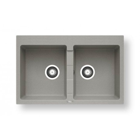 070200901 ΝΕΡΟΧΥΤΗΣ PYRAGRANITE SPARTA PLUS 78x50 2B INDUSTRIAL GREY