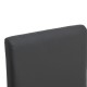 091-000027 Καρέκλα Zeben pakoworld μαύρο PU με πόδι μαύρο rubberwood 43,5x55,5x93,5εκ