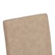 091-000025 Καρέκλα Zeben pakoworld αντικέ μπεζ ύφασμα με πόδι rubberwood σε φυσική απόχρωση 43,5x55,5x93,5εκ
