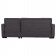 ΚΑΝΑΠΕΣ ΚΡΕΒΑΤΙ GHUFRAN ΓΩΝΙΑ ΑΝΑΣΤΡΕΨΙΜΗ ΓΚΡΙ ΜΕ ΑΠΟΘΗΚΕΤΙΚΟ ΧΩΡΟ HM3244.03 202x140x78Yεκ.