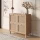 15350211 Κονσόλα ArteLibre AESIR Φυσικό Μοριοσανίδα/Rattan 90x35x85.2cm Φυσικό