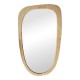 233-000063 Καθρέπτης Phaedra pakoworld MDF σε φυσική απόχρωση 74x2,5x120 εκ