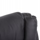 ΚΑΡΕΚΛΑ ΓΡΑΦΕΙΟΥ CANAN HM1201 ΜΑΥΡO PVC-ΒΑΣΗ ΧΡΩΜΙΟΥ 66x61x105Υεκ.