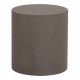 ΤΡΑΠΕΖΙ ΒΟΗΘΗΤΙΚΟ FIBER CEMENT ΣΤΡΟΓΓΥΛΟ KYOKO HM6592.01 ΓΚΡΙ Φ40x43Υεκ.