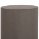 ΤΡΑΠΕΖΙ ΒΟΗΘΗΤΙΚΟ FIBER CEMENT ΣΤΡΟΓΓΥΛΟ KYOKO HM6592.01 ΓΚΡΙ Φ40x43Υεκ.