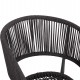 ΠΟΛΥΘΡΟΝΑ ΑΛΟΥΜΙΝΙΟΥ EULO HM5783.21 ΓΚΡΙ-ΤWISTED RATTAN ΓΚΡΙ 57x63x77Υεκ.
