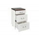 KD403FB43 Επιδαπέδια συρταριέρα κουζίνας RUSTIC D40 3F B rustic λευκό 40x60x85