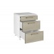 KD603FB78 Επιδαπέδια συρταριέρα κουζίνας Alba D60 3F B Ελιάς 60x60x85εκ.