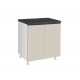 KD6076 Επιδαπέδιο ντουλάπι κουζίνας LINA D60 Μπεζ 60x60x85εκ.