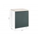 KD601V86 Επιδαπέδιο ντουλάπι με 1 πόρτα κουζίνας AURA D60 1V Λευκό 60x60x85εκ.