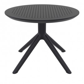 20-0946-3 SKY BLACK MINI Φ60X45εκ. ΤΡΑΠΕΖΙ ΠΟΛ/ΝΙΟΥ